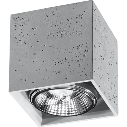 Betonnen plafondlamp Sollux Lighting Valde