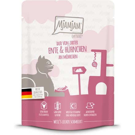 MjAMjAM Squeeze 6 x 300 g of 24 x 300 g - Eend & Kip (6 x 300 g)