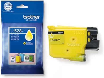 Brother Inktcartridge LC-528Y Geel Extra hoge capaciteit