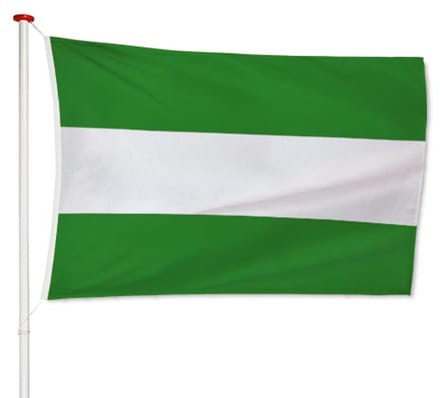 Rotterdamse vlag Rotterdam 40x60cm - kwaliteitsvlag - Geschikt voor buiten