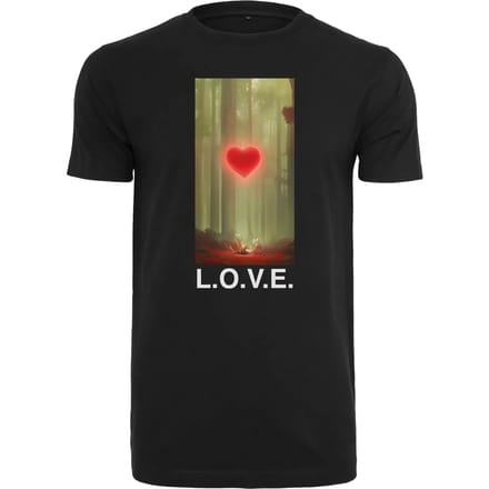 Mister Tee - Wood Love Heren Tshirt - S - Zwart