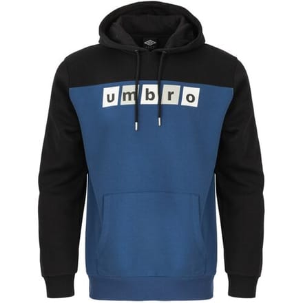 Umbro Heren hoodie (Grijs/Donkerblauw, M)