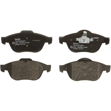 Remblokset DELPHI LP3691, voor