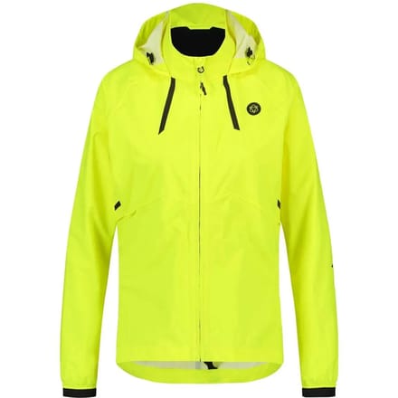 AGU Commuter Compact - Regenjas - Dames - Hi-vis Geel - Waterdicht - Ademend - Reflecterend - M