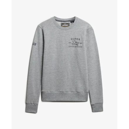 Superdry Cutters And Makers Relaxed Sweatshirt Grey Grootte: XL