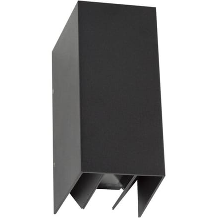 KS Verlichting Channel Up en Down Muurlamp Zwart