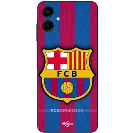 Coque - FC Barcelona - Galaxy A06 - Silicone - Souple - Noir zwart