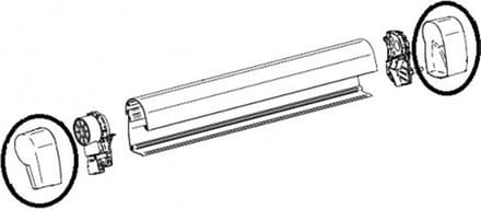 Thule Eindkap LH+RH 5102