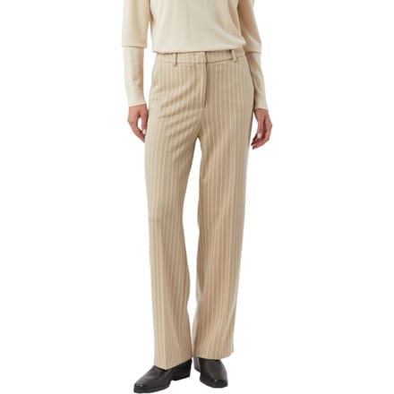 comma - female - Broek met all-over motief en elastische interlock-jersey