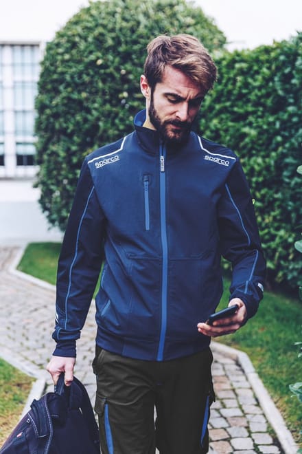 Sparco Full Zip Colorado Hoodie - Groen - Maat S