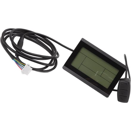 Elektrische Fiets Display Meter 5 Pin Waterdichte Connector Fiets LCD Display Bedieningspaneel voor KT gray