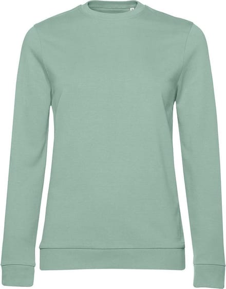 B&C Dames/dames Set-in Sweatshirt (Salie Groen)