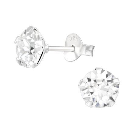 Montebello Oorbellen Edona - 925 Zilver E-Coating - Ø6mm