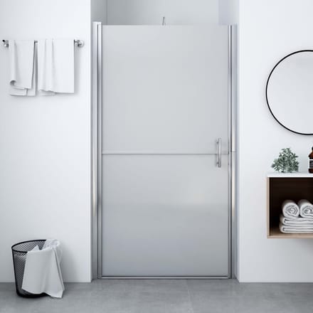 vidaXL - Douchedeur - mat - 81x195 - cm - gehard - glas
