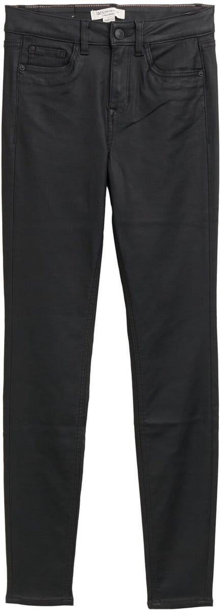 Tom Tailor Denim - Coated TTNELA SKINNY jeans - Maat 29/32 - coated black denim