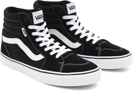 VANS MN Filmore Hi (SUEDE/CANVAS)BLACK/WHITE -Maat 44