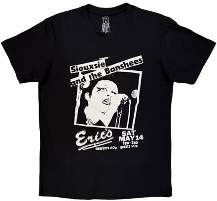 Siouxsie & The Banshees - Eric's Heren Tshirt - M - Zwart