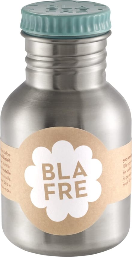 Blafre stalen drinkfles blauw - 300 ml