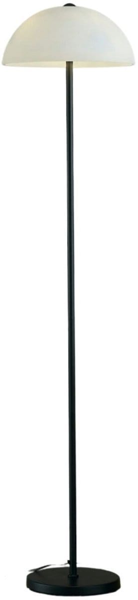 Kosilum - Melito - Vloerlamp - Zwart en Wit - Metaal en glas