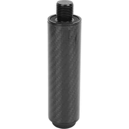 4 Inch Biljart Pool Keu Verlengstuk Koolstofvezel Keu Verlengstuk Accessoires met Rubberen Bumper gray