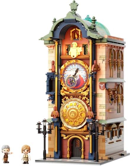 Pantasy, 3D Bouwblokjes, Modular Building, Prague Astronomical Clock, 85045, 19x25,6x41,8cm