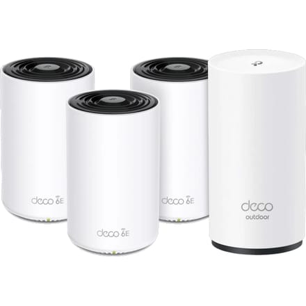 TP-Link Deco XE75 Pro 3-pack + Deco X50 Outdoor