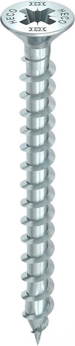 Heco Topix-Plus Schroeven - Pozidrive platverzonken kop - 6x 110mm - Voldraad (100 stuks)
