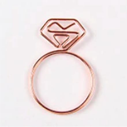 ProductGoods - Paperclips Ring Roségoud -2,5 cm - 10 stuks