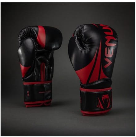 Venum Challenger 2.5 Boxing Gloves Black Red - 16oz