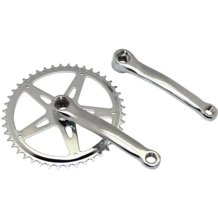 City crankstel staal chroom plaat P2R 44D. 3.30