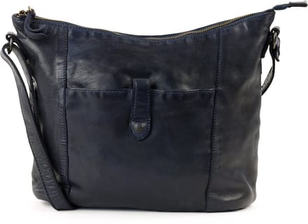 Bear Design Sophia Leren Schoudertas - Blauw