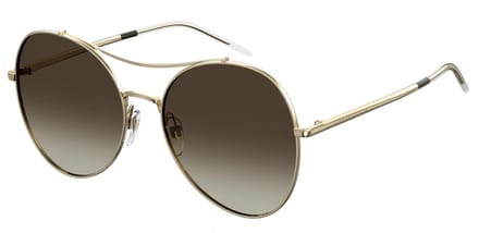 Tommy Hilfiger Zonnebril Th1668/s 01q/ha Dames Goud Met Bruine Lens