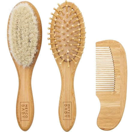 Meyco Baby Uni Kapset - Bamboe - Natural - 3-delig