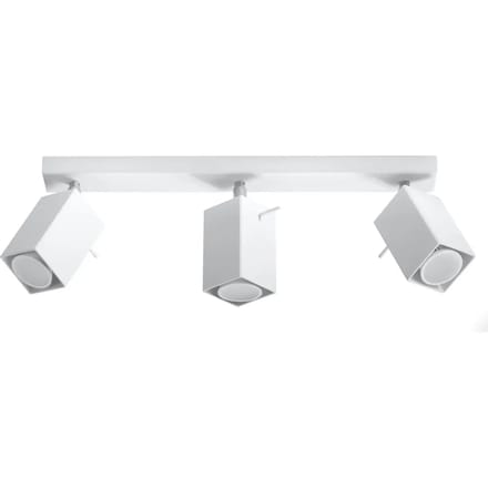Sollux Lighting Plafondlamp Merida - GU10 - wit - staal - 16x45x6cm