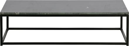 WOOOD Mellow Bijzettafel - Marmer - Zwart - 32x120x60 cm
