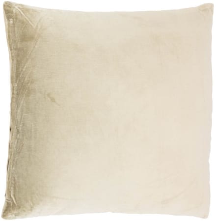 HomeBound by KY | Kussen velours beige | sierkussen zand