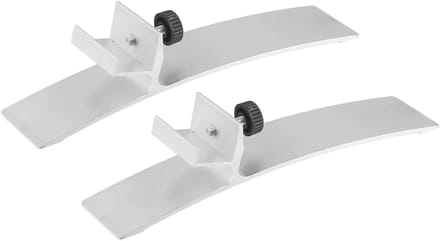 Verwarming Paneel Stand - Voetenset - Staande Plaatsing - Tool-free Montage - Voor 1300mm - Zilver