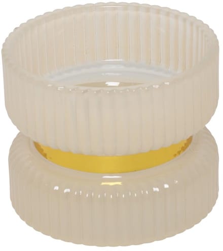 Kandelaar Sybel crème Ø9xH7cm