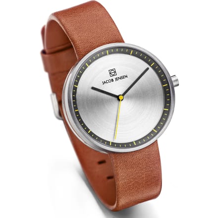 Jacob Jensen 281 horloge dames - bruin - edelstaal