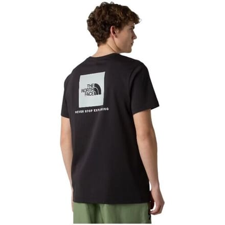 The North Face heren-T-shirts voor mannen in TNF zwart reflecterend, maat S. Perfect voor outdoor activiteiten.