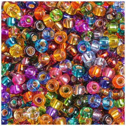 Miyuki Rocailles - silverlined-Mix