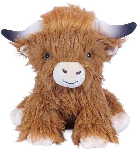 PIA Soft Toys - Pluche Knuffeldier - Schotse hooglander zittend 25 cm