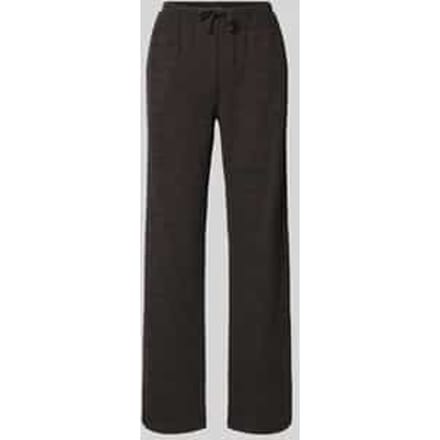 Flared sweatbroek met tunnelkoord