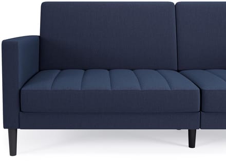 Liam-Bank 3-zits - Marineblauw Stof