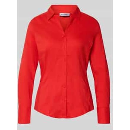 Regular fit overhemdblouse in langärmeliges design model 'Februar'