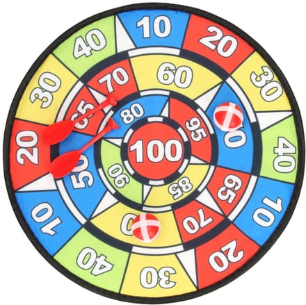 Dartspel Klittenband, 36cm
