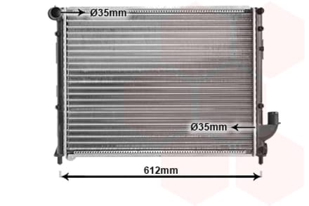 Van Wezel - RADIATOR VOOR ALFA ROMEO 166 936 1998-2003 82489087