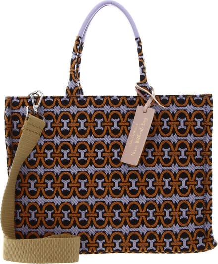 COCCINELLE Handtas Schoudertas Never Without Bag Jacquar Handbag Mul. Paprik / Lave Veelkleurig