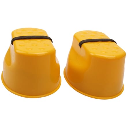 1 Paar Buiten Plastic Springstokken Schoenen Balans Training voor Kinderen Loopplank Speelgoed Yellow yellow