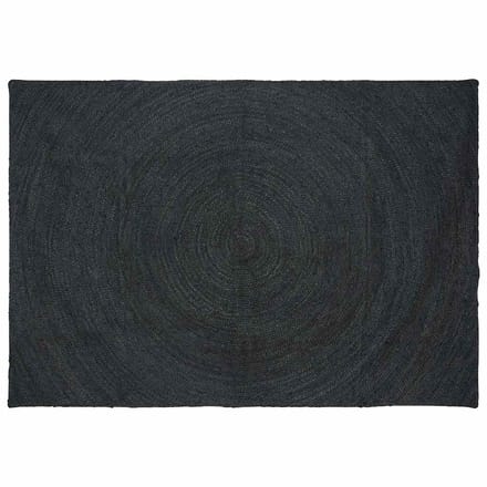 vidaXL - Vloerkleden - Donkergrijs - 200 - x - 290 - cm - Jute